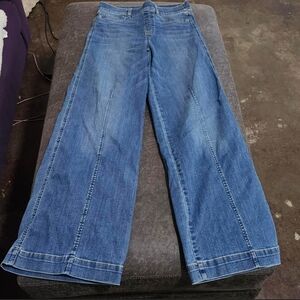 SPANX Women's Blue Flare & Wide Leg Jeans